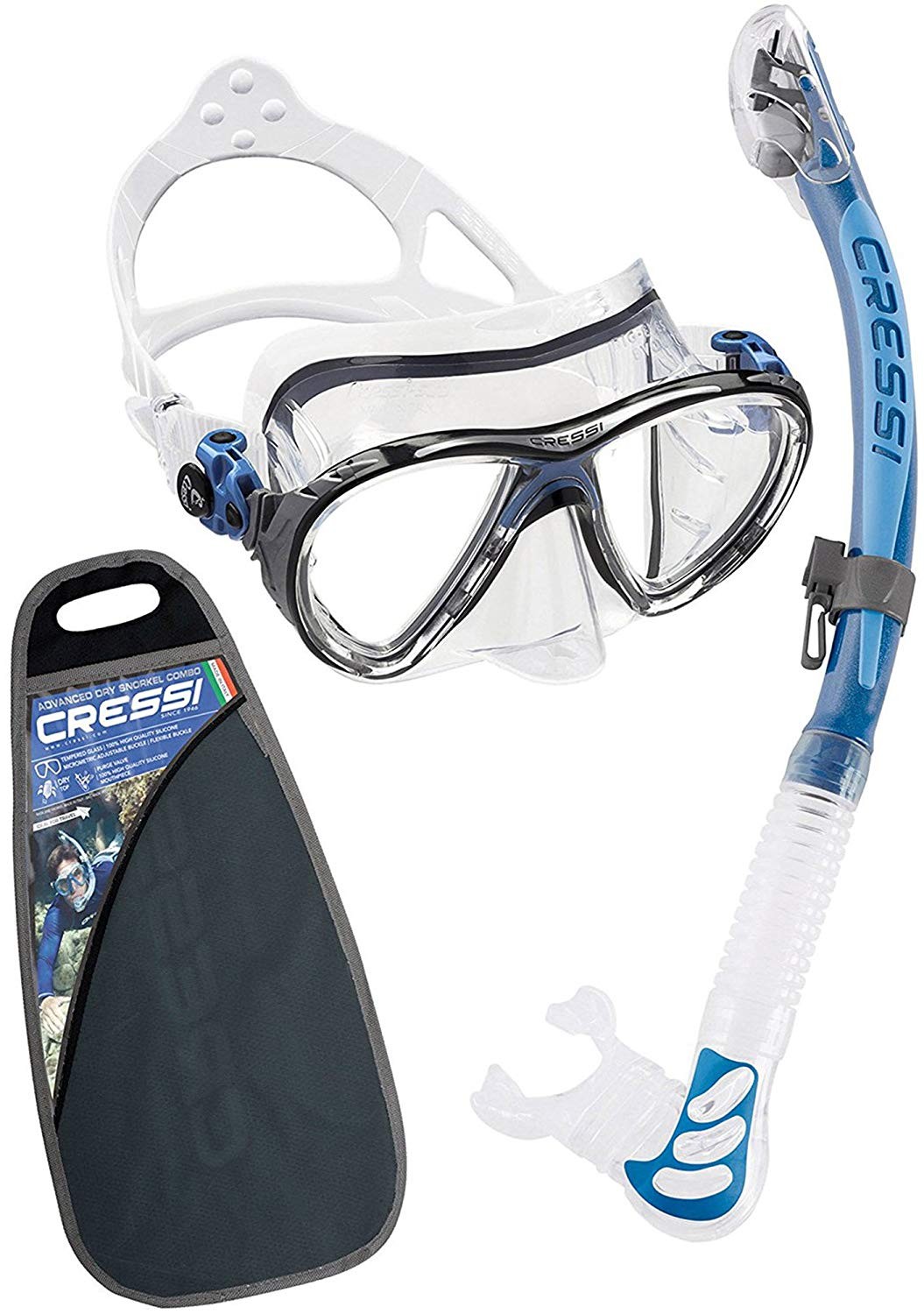 Alpha Ultra Dry Snorkeling Set Cressi F1 