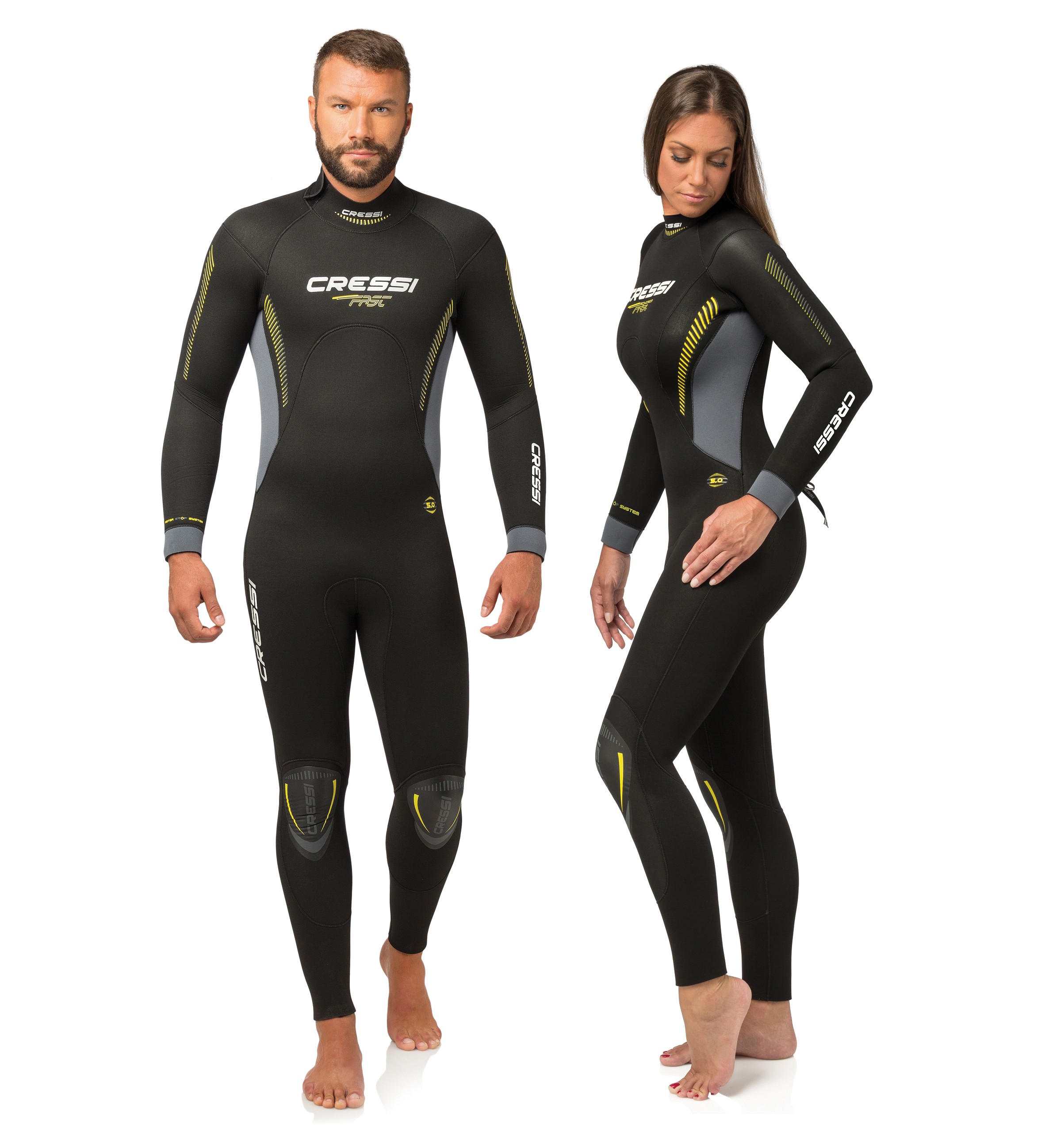 Cressi Fast 5 mm Man  Wetsuits Cressi Professional Scuba Diving Equipment