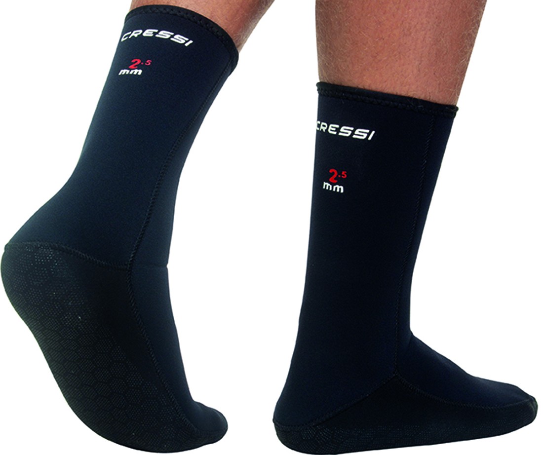 Cressi Snorkel Set 3/5MM Neoprene Beach Swimming Diving Socks
